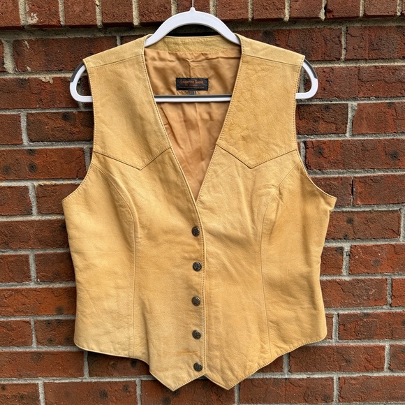 Adventure Bound by Wilson’s Real Leather Button Up Vest Women’s Size XL - Picture 1 of 8